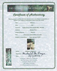 Millrace 4×6 Photo in Unframed 8×10 Matted Print with COA and Signed by Artist