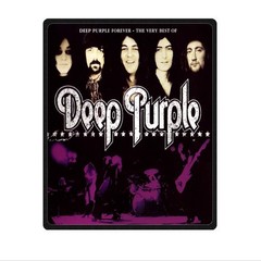 great deep purple Soft Warm Single-Side Printing Flannel Fleece Blanket