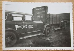 9 old photos motorcycle and car repair shop in Belzig 1930s