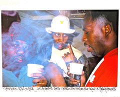 RICKY POWELL HAND-SIGNED Wu-Tang Clan Photo – RZA GZA Raekwon – RIP Rickster