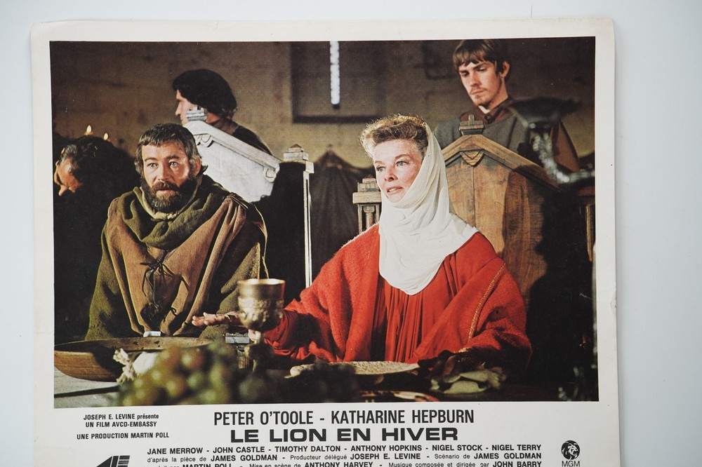 Photo Cinema Lobby Cards The Lion In Winter 24X30Cm 1970