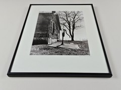 Original Signed John Bower 35mm Fine Art B&W Photograph 20×16 Framed Midwest Art