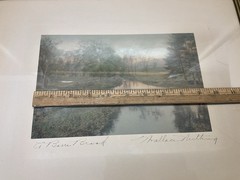 Signed Wallace Nutting “A Barre Brook” Hand Colored Photo ~ Framed