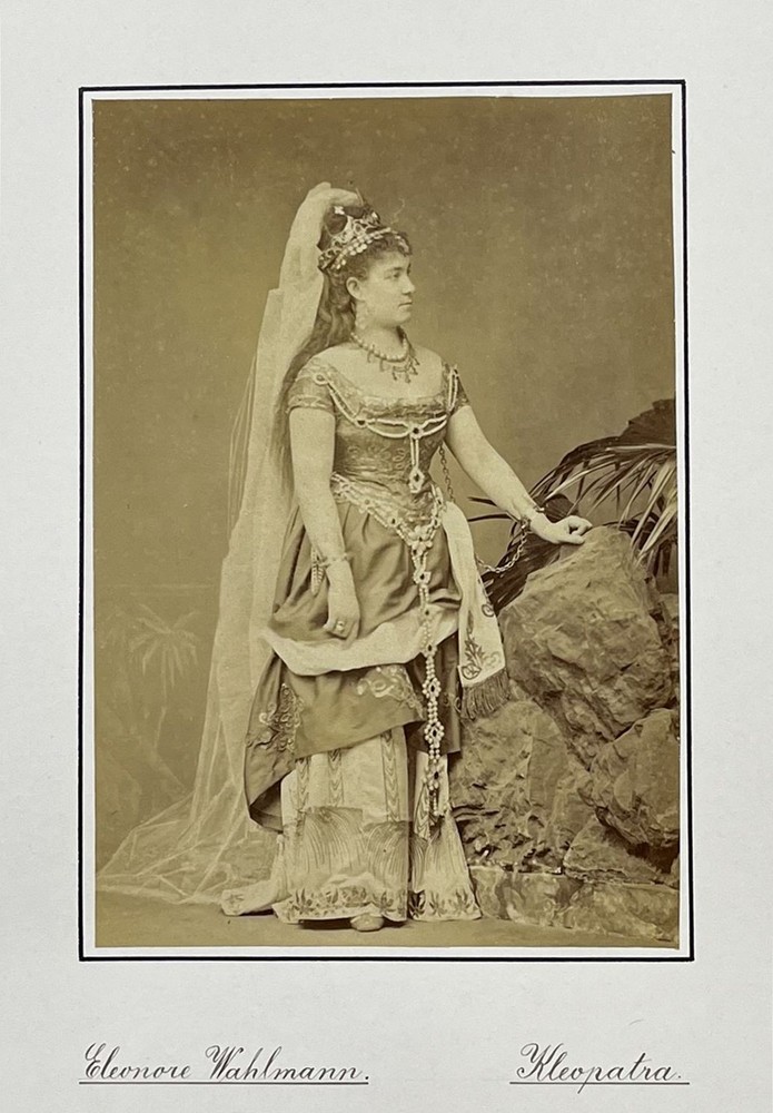 Eleonore Benzinger-Wahlmann Theater Stuttgart Cleopatra Shakespeare Photo 1877