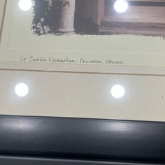 Alan Blaustein European Garden Sepia Set of 3 Framed Landscape Photographs