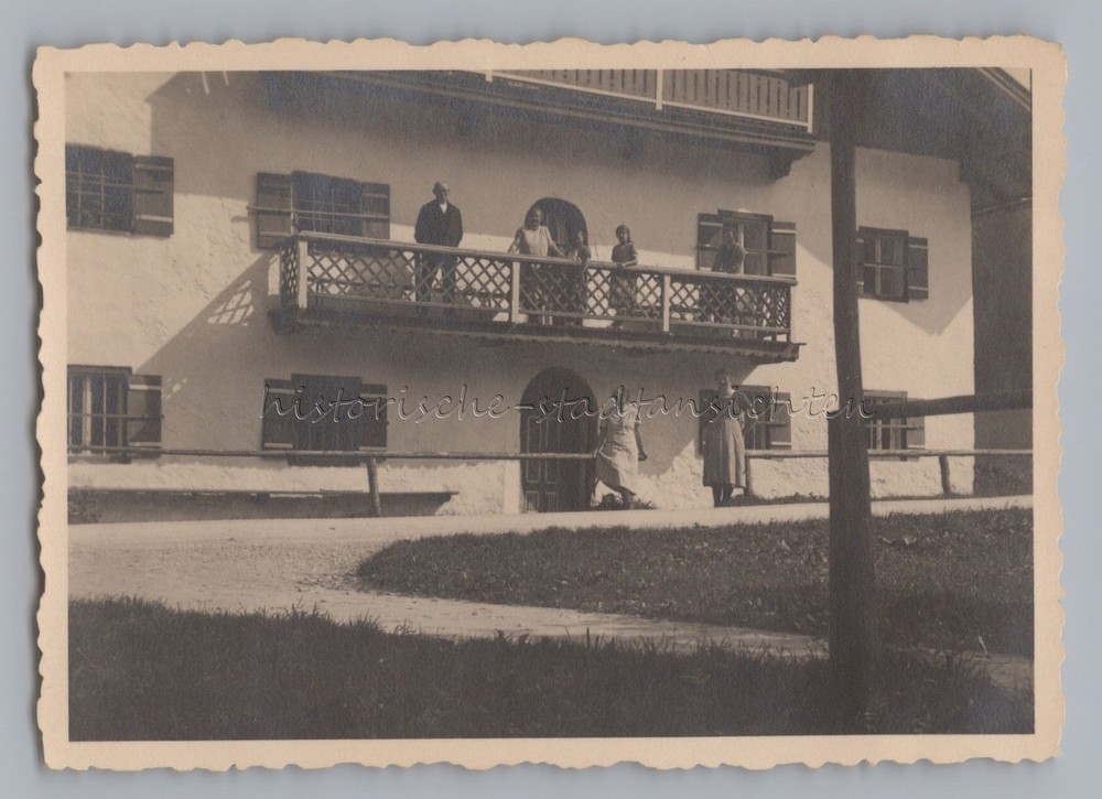 Oberau Berchtesgaden 1933 – Farmhouse – Old Photo 1930s
