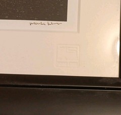 Martin Henson Original Black/ White Landscape Tree Photograph Signed FOOD LION