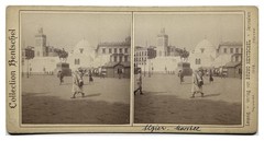 Algeria Alger Instantane 1908 Stereo Photo Tirage Original Vintage