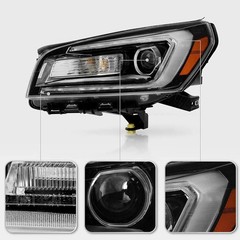 – for [Halogen Model] 2013-2016 GMC Acadia OE Style LED Tube Projector Headlight