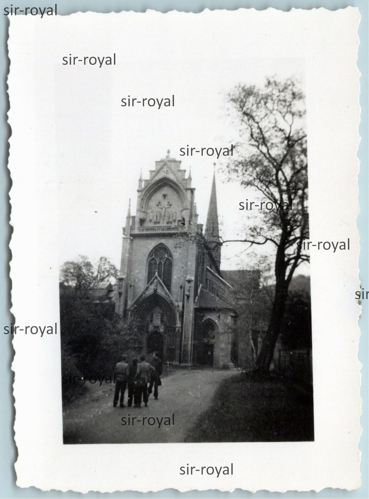Naumburg 1955-School Gate-Photo 6x8cm