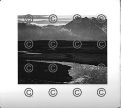BOOK PLATE B&W Photo MORLEY BAER Fort Independence Valley / Owen’s River 9X9.5″