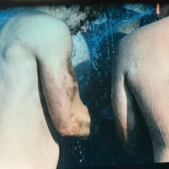 Janine Gordon Color Photograph Mural Spartan Race Showers 48″x20″ 2/10 Signed