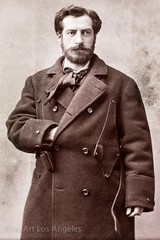 Napoleon Sarony Photo, Frederic Auguste Bartholdi, designed Statue of Liberty