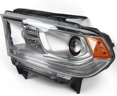 Halogen W/O LED DRL Headlight Assembly Compatible with Dodge Durango 2014-2020 C