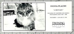 SYLVIA PLACHY (b. 1943) Art Announcement Card 1990 – A Bestiary