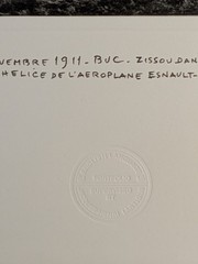 Jacques-Henri LARTIGUE: First Flight of Gabriel Voisin, 1904 / With BLINDSTAMP