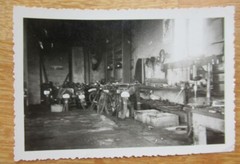 9 old photos motorcycle and car repair shop in Belzig 1930s