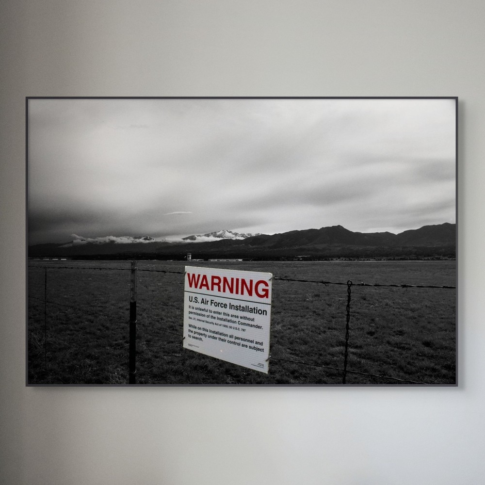 13×19 Fine Art Photography Print – Ominous Airfield – Archival Photo Paper
