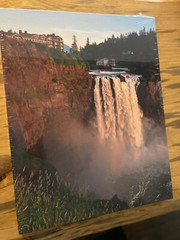 Snoqualmie falls on canvas from the Dream Catcher Photography Collection