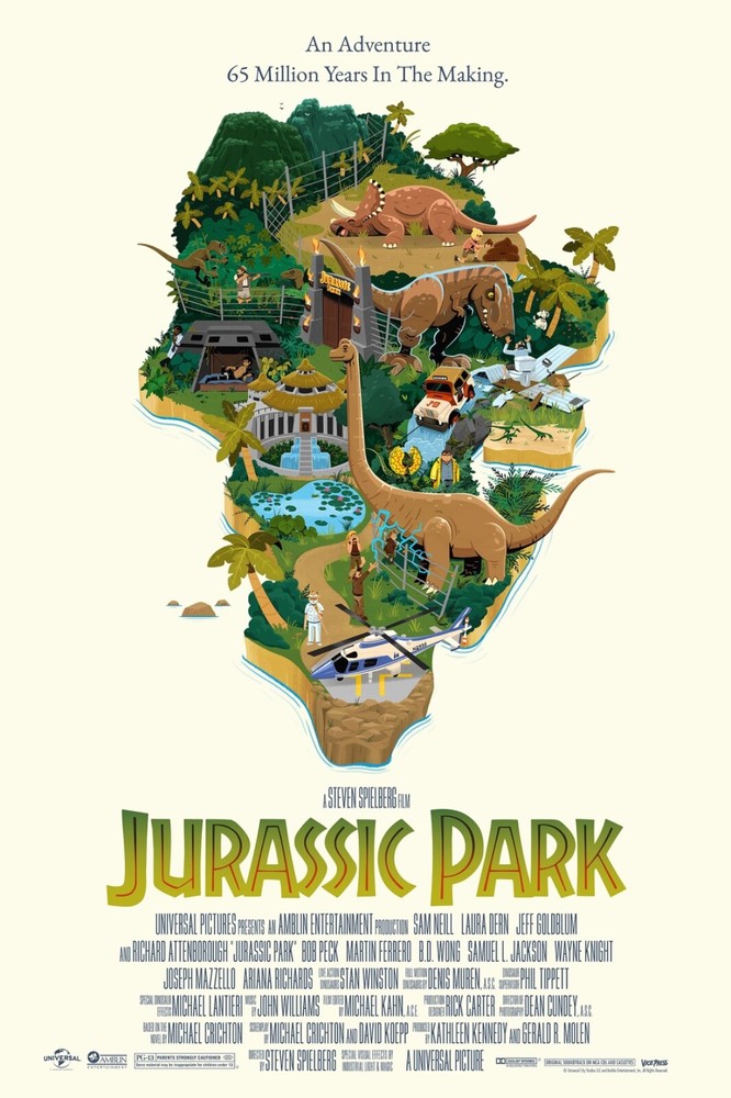MOVIE PHOTO NO. 14 – JURASSIC PARK (1993) – GLOSSY FINISH – 15X10CM – NEW