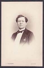 Karl Fichtner Actor Vienna Burgtheater Portrait CDV Photo 1860