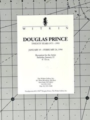 Douglas Prince (b. 1943) Art Announcement Card 1994 – Witkin Gallery NYC