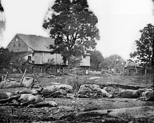 New Civil War Photo: Trostle Barn after the Battle of Gettysburg – 6 Sizes!