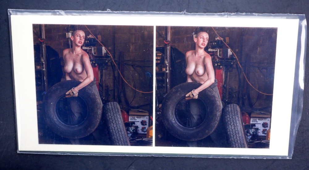 Boris Starosta 3D Stereoview – Kitty A 052- nude model signed 2019 #272
