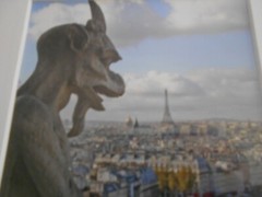 ***LARRY HUMPHREY*** FINE ART PHOTO/ PARIS, FRANCE/ SBA/ #1592/ GARGOYLE/ EIFFEL