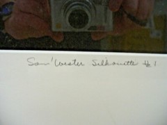 MATTED PHOTOGRAPHY South Western Silhouette By Larry Santucci 2007 Framed 20×16
