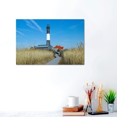 Robert Moses Lighthouse Fire Island NY Metal Print | Wall Art Photo New York