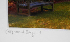 John Galbo Matted Photograph Cotswold England Cottage 8×10″ Signed Numbered