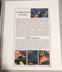 G Brad Lewis Kilauea Volcano Hawaii Photographic Art Print «Lav Art» Signed 24A