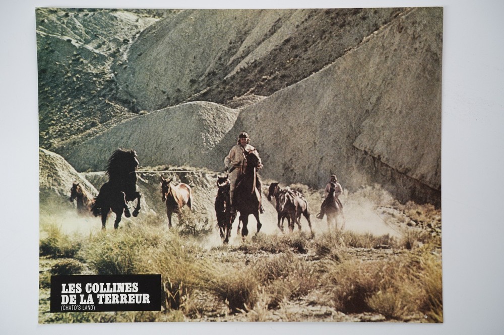 Photo Cinema Lobby Cards The Hills Of Terror (Chato’s Land) 22X28Cm 1970