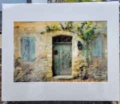 Craig Love Photograph France Ltd Ed 6/175 ‘Green Door’ Rhône Valley, Provence
