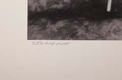 Charles Fendrock «250 Amp Fuse» Large Format Black & White Photograph – Unframed