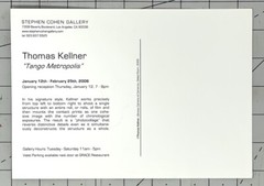 Thomas Kellner (b. 1966) Art Announcement Card 2006 – Tango Metropolis