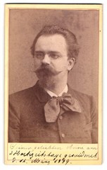 Photograph Portrait of an Elegant Gentleman 1889