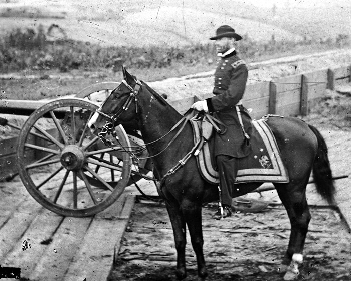 New Civil War Photo: Union General William Tecumseh Sherman on Horse – 6 Sizes!