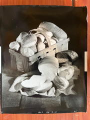 Michael A Smith Photograph 8 x 10 Contact Print Basket of Bread