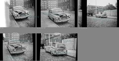 2 x prints photo each approx. 13×14 cm GDR accident Bernau Wartburg 312 combination photo from 1979