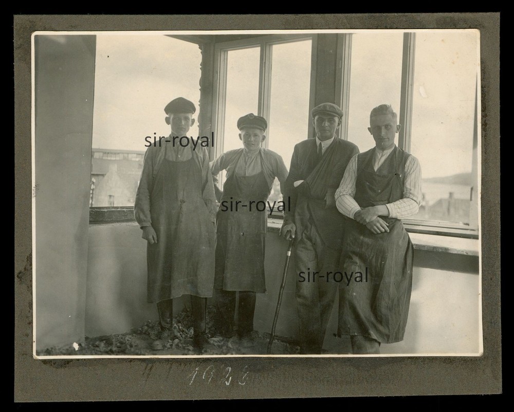 Workers 1926 – Occupation Craft Industry 1920s – Photo 12x10cm