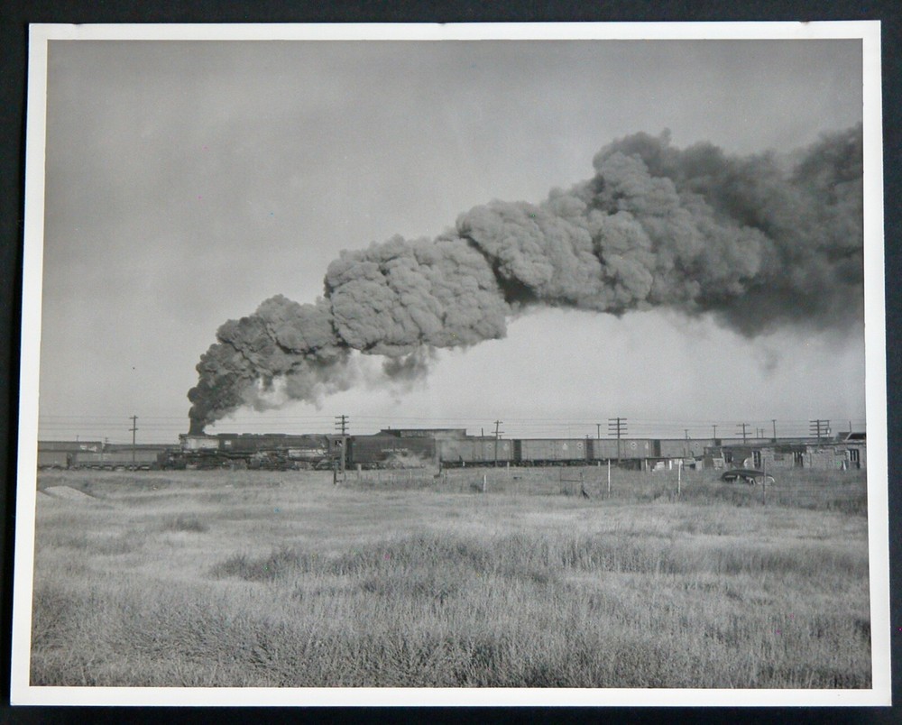 Union Pacific Steam Locomotive 8×10 Photograph Vtg 40s 50s OOAK Railway Railroad