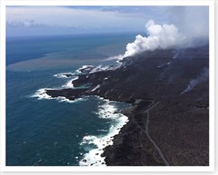Kilauea Volcano Kapoho Bay Lava Delta 2018 Silver Halide Photo
