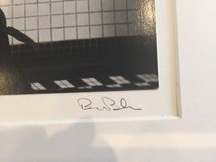 BRUCE BLUM SIGNED B&W Photo Print (16″X 20″)– «In the Men’s Room «