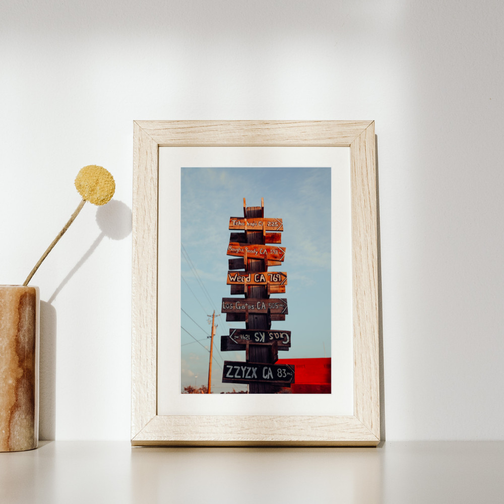 Southwest Landscape Photography Print, 5×7 Wall Art, Desert Travel Home Décor