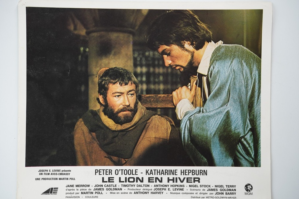 Photo Cinema Lobby Cards The Lion In Winter 24X30Cm 1970