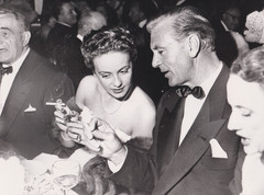 Gary Cooper Giselle Pascal Charles Vanel Original Photograph 24×18