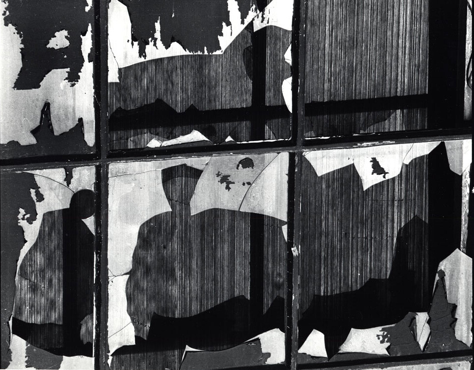 Vintage Brett Weston Print – ‘Broken Window’ – 1978 – Signed – Mint Condition