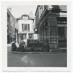 London England 1949 – Windsor – Gasse Gebäude ‘Gentlemen’ – Altes Foto 1940er
